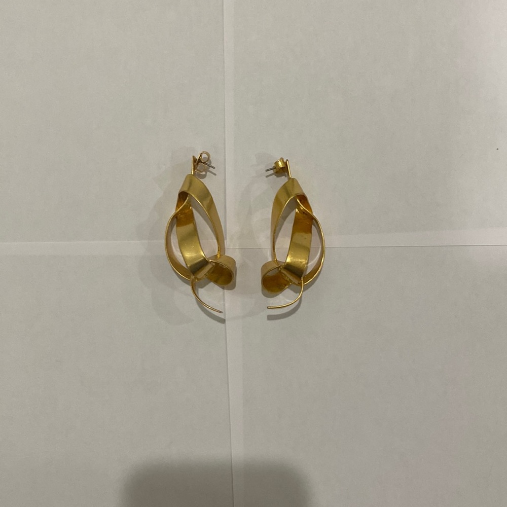 Gold jcrew earrings